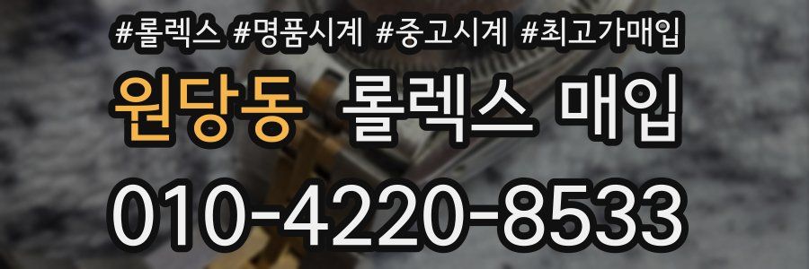 원당동 롤렉스 매입