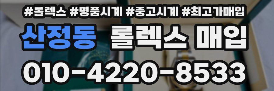 산정동 롤렉스 매입