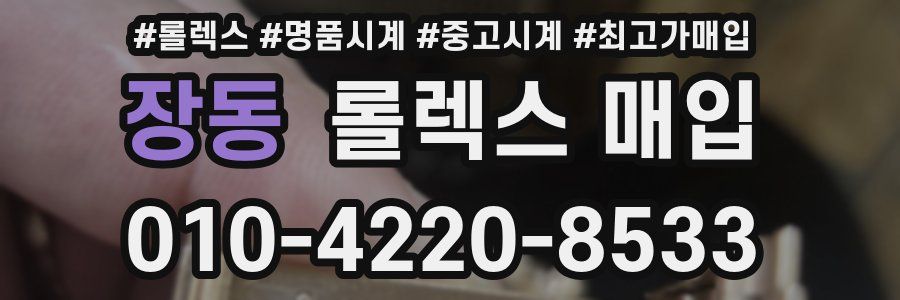 장동 롤렉스 매입