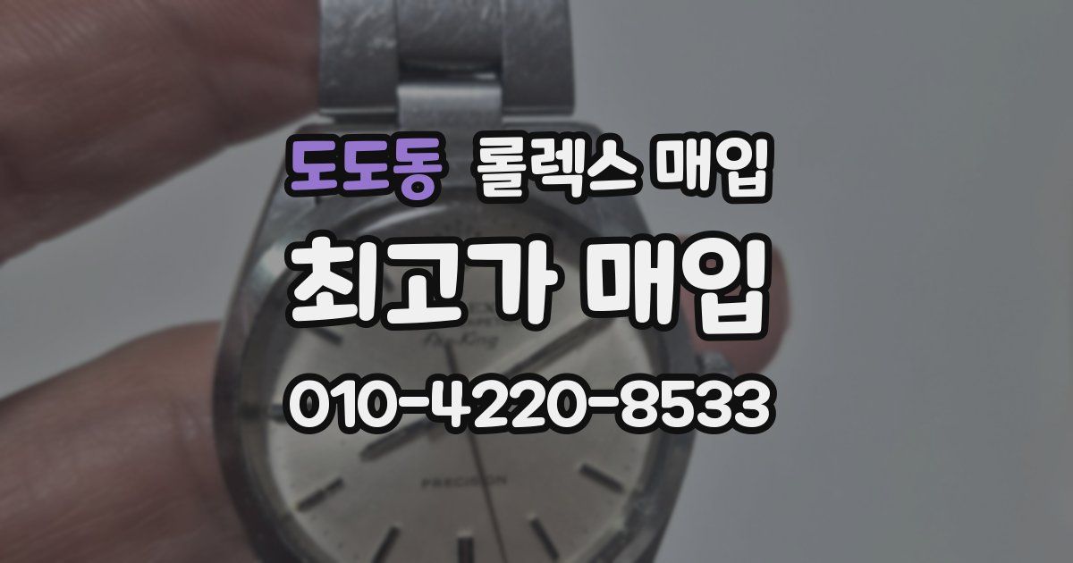 도도동 롤렉스 매입