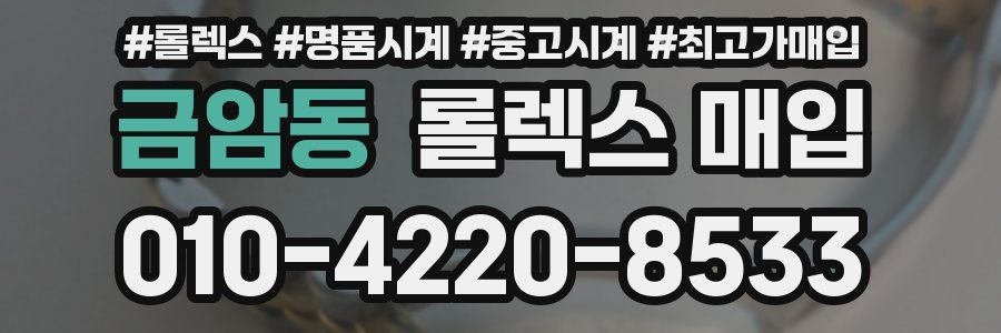 금암동 롤렉스 매입