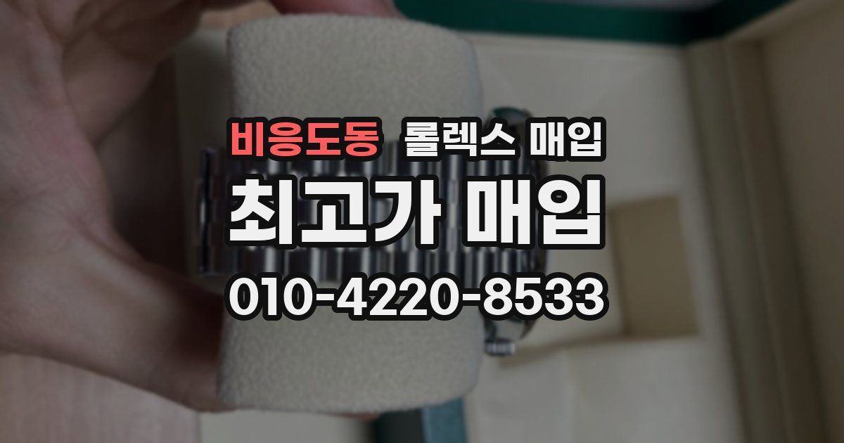 비응도동 롤렉스 매입