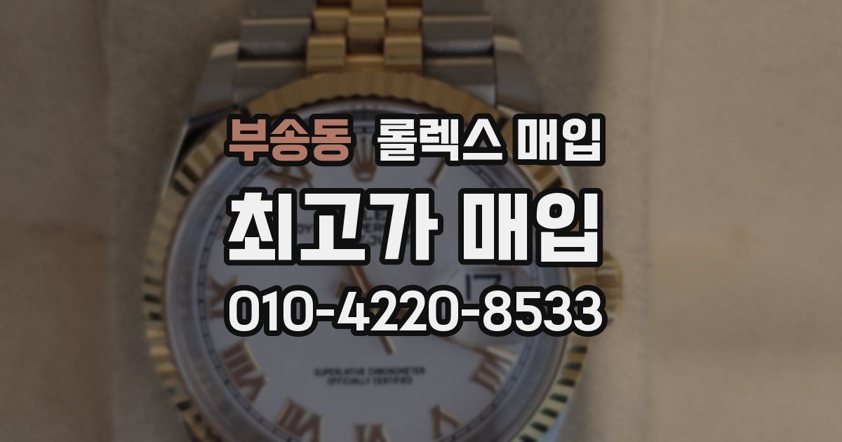 부송동 롤렉스 매입