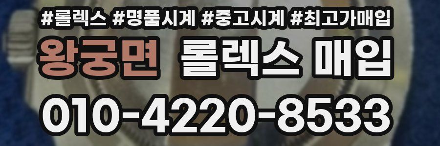 왕궁면 롤렉스 매입