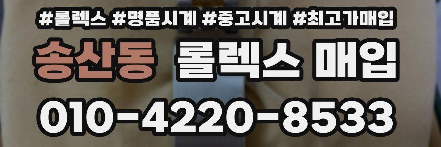 송산동 롤렉스 매입