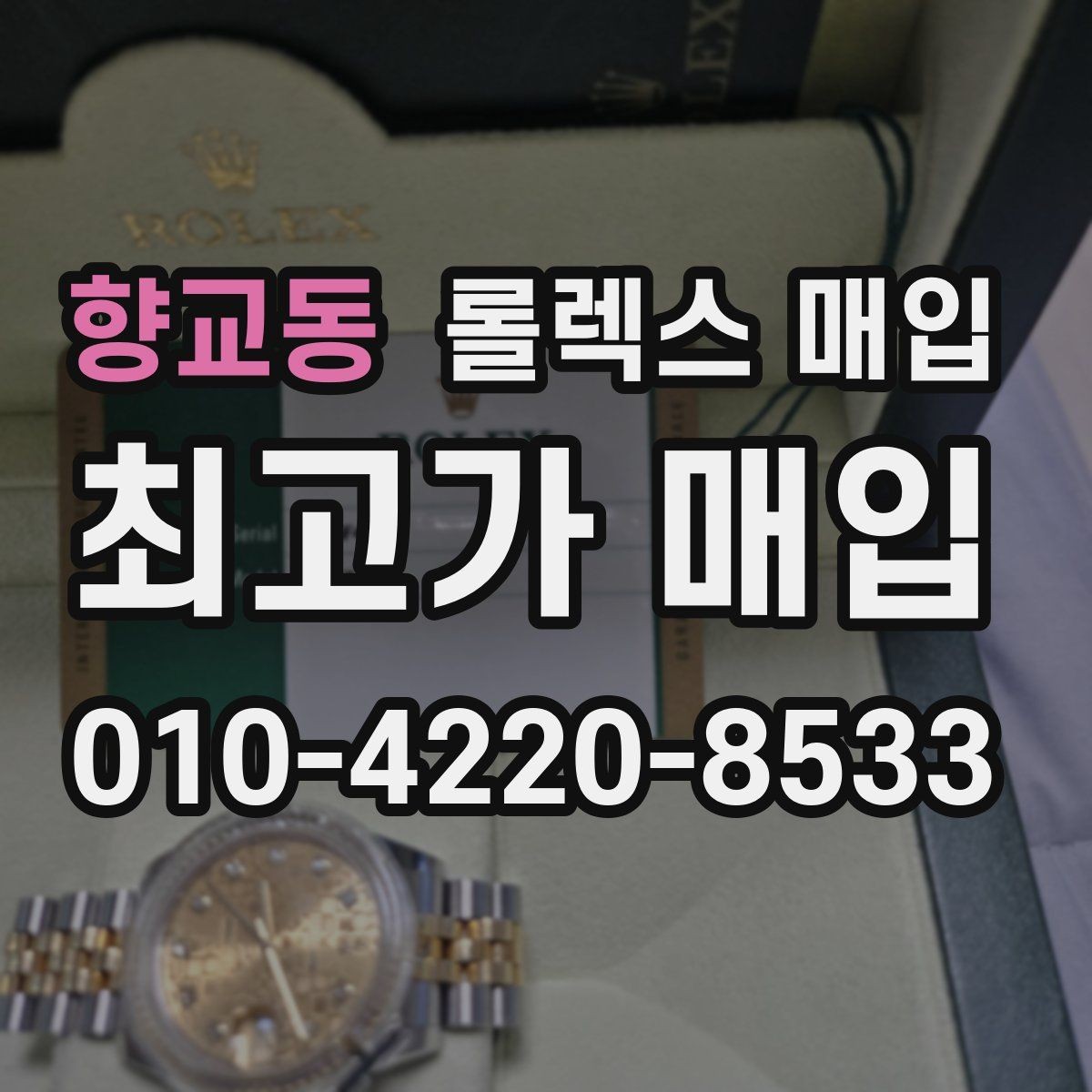 향교동 롤렉스 매입 다이얼 옵션이 시세를 가르는 이유