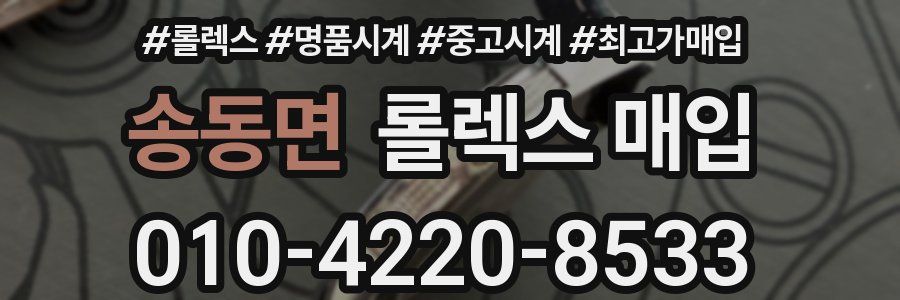 송동면 롤렉스 매입