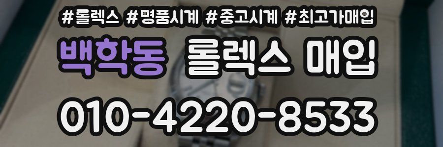 백학동 롤렉스 매입