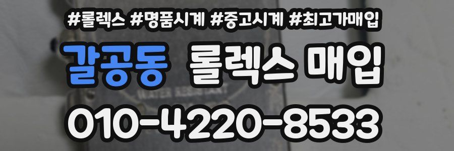 갈공동 롤렉스 매입