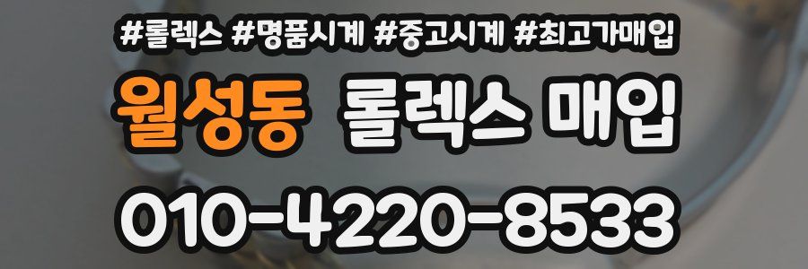 월성동 롤렉스 매입