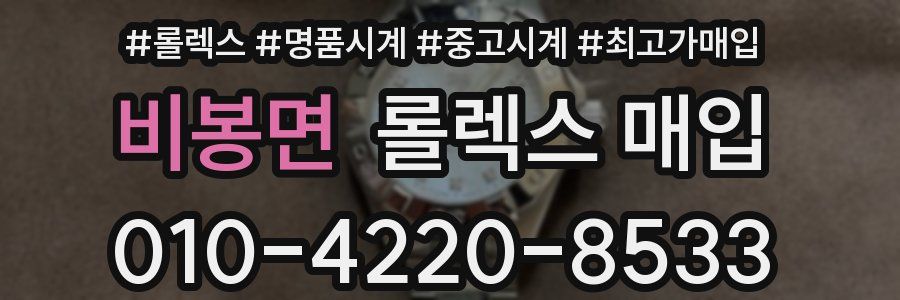 비봉면 롤렉스 매입