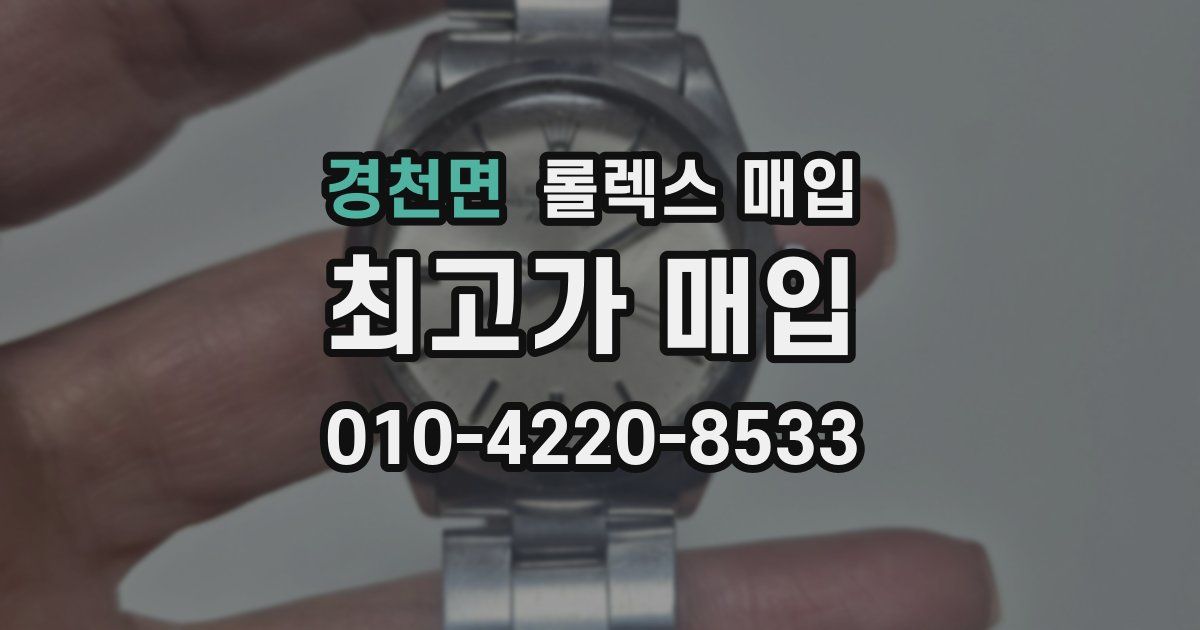 경천면 롤렉스 매입
