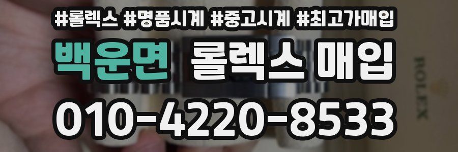 백운면 롤렉스 매입