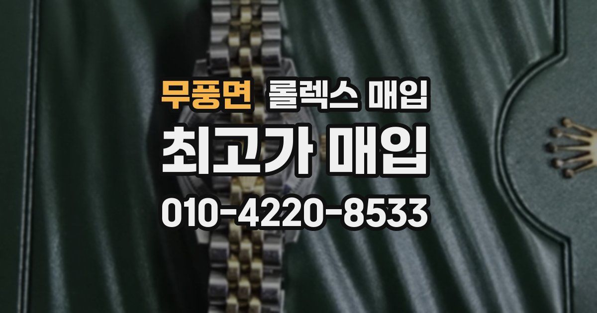 무풍면 롤렉스 매입