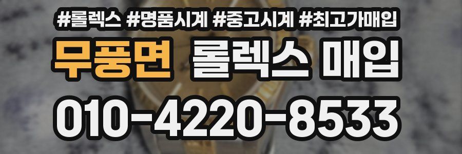 무풍면 롤렉스 매입