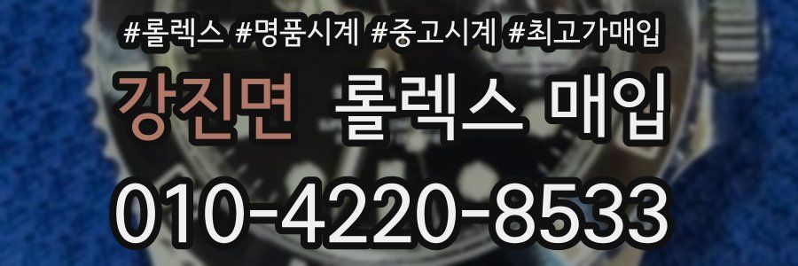 강진면 롤렉스 매입