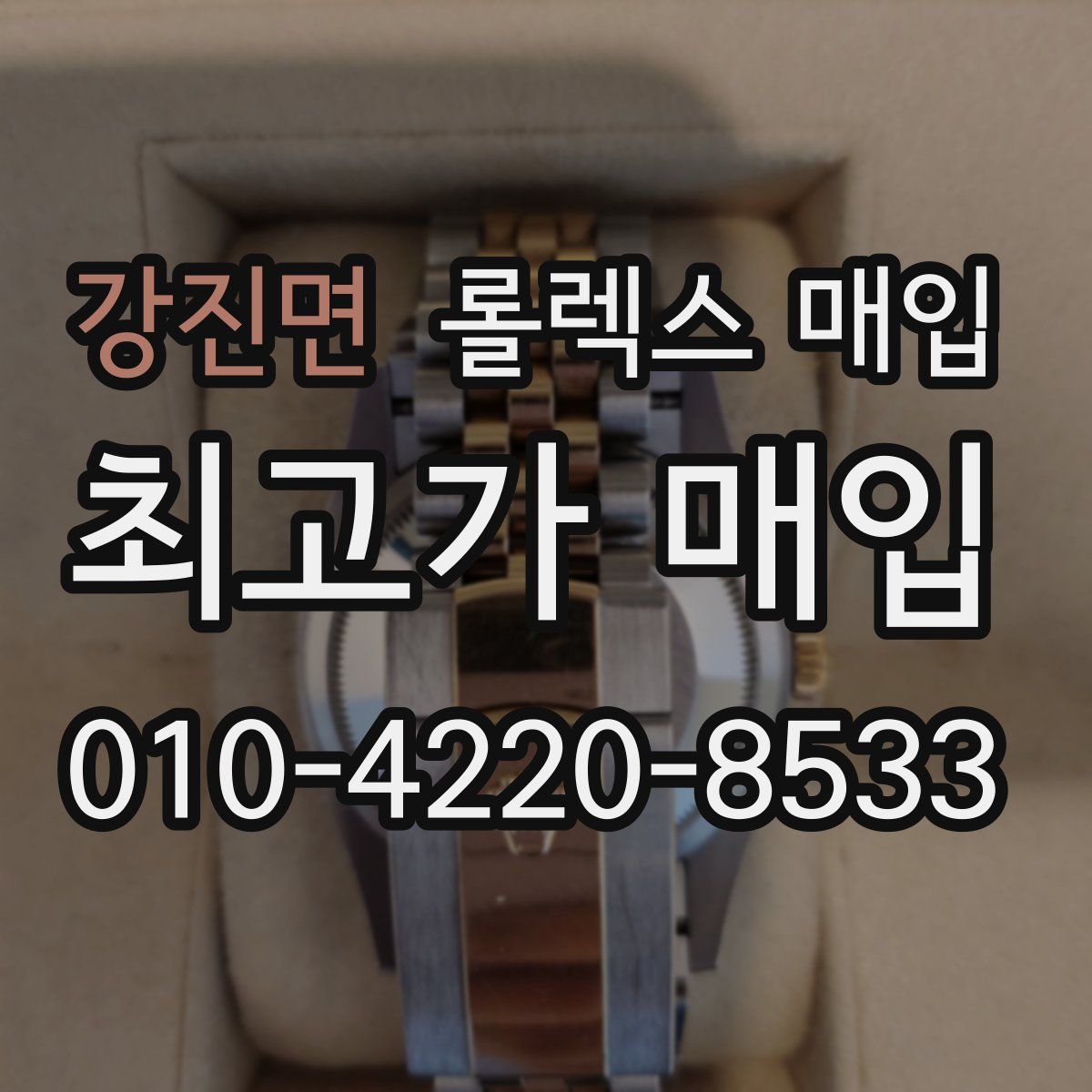 강진면 롤렉스 매입