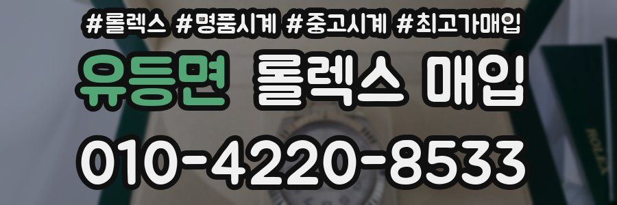 유등면 롤렉스 매입