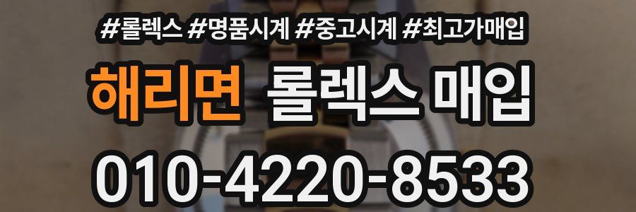 해리면 롤렉스 매입