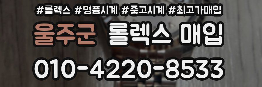 울주군 롤렉스 매입