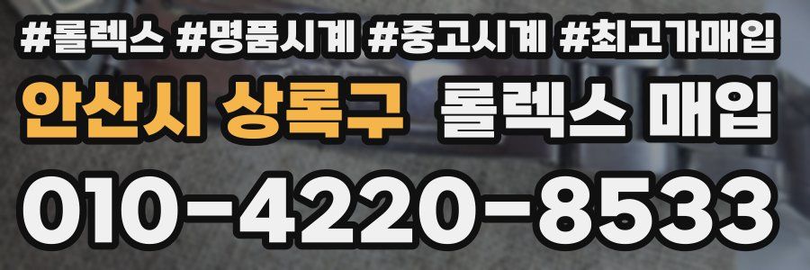 안산시 상록구 롤렉스 매입