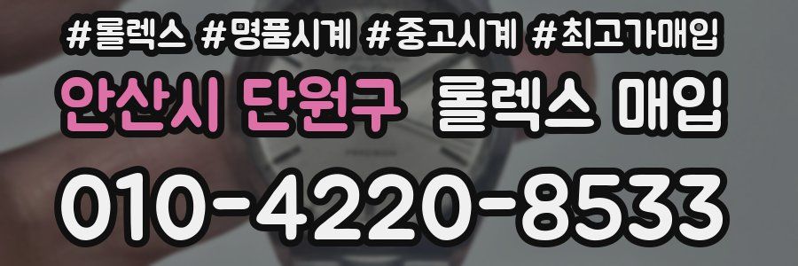 안산시 단원구 롤렉스 매입