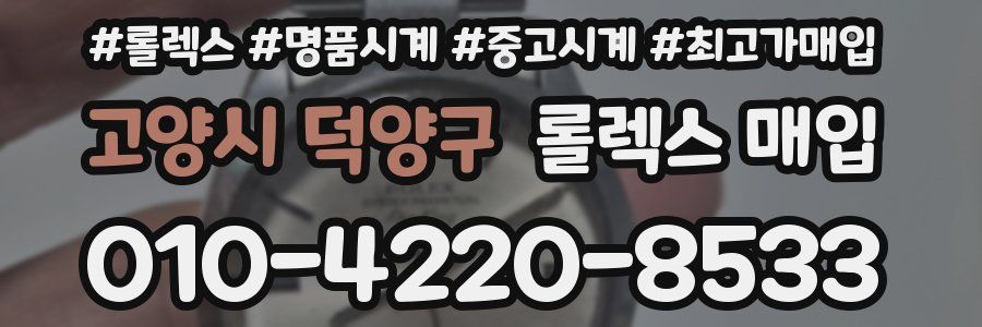 고양시 덕양구 롤렉스 매입