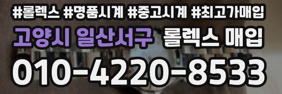 고양시 일산서구 롤렉스 매입