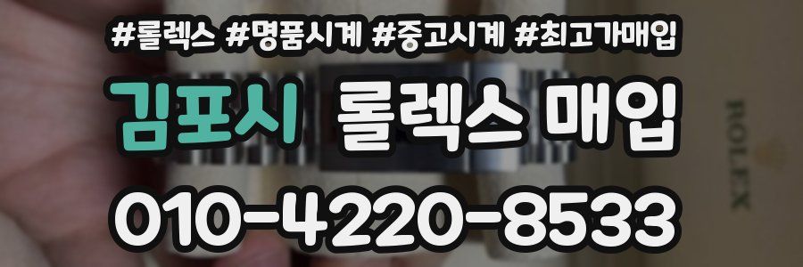 김포시 롤렉스 매입