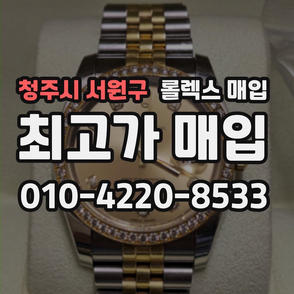 청주시 서원구 롤렉스 매입