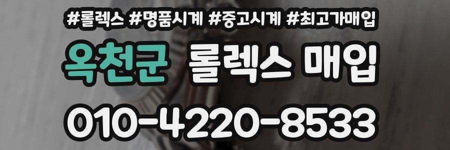 옥천군 롤렉스 매입