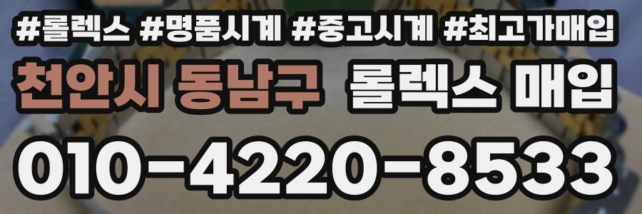 천안시 동남구 롤렉스 매입