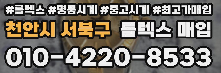천안시 서북구 롤렉스 매입
