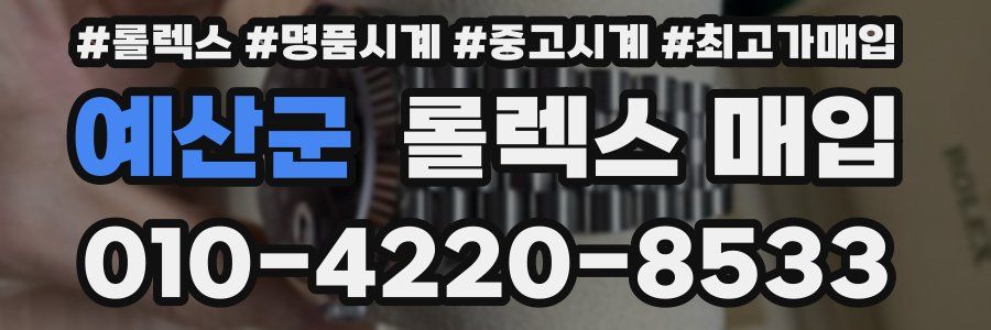 예산군 롤렉스 매입