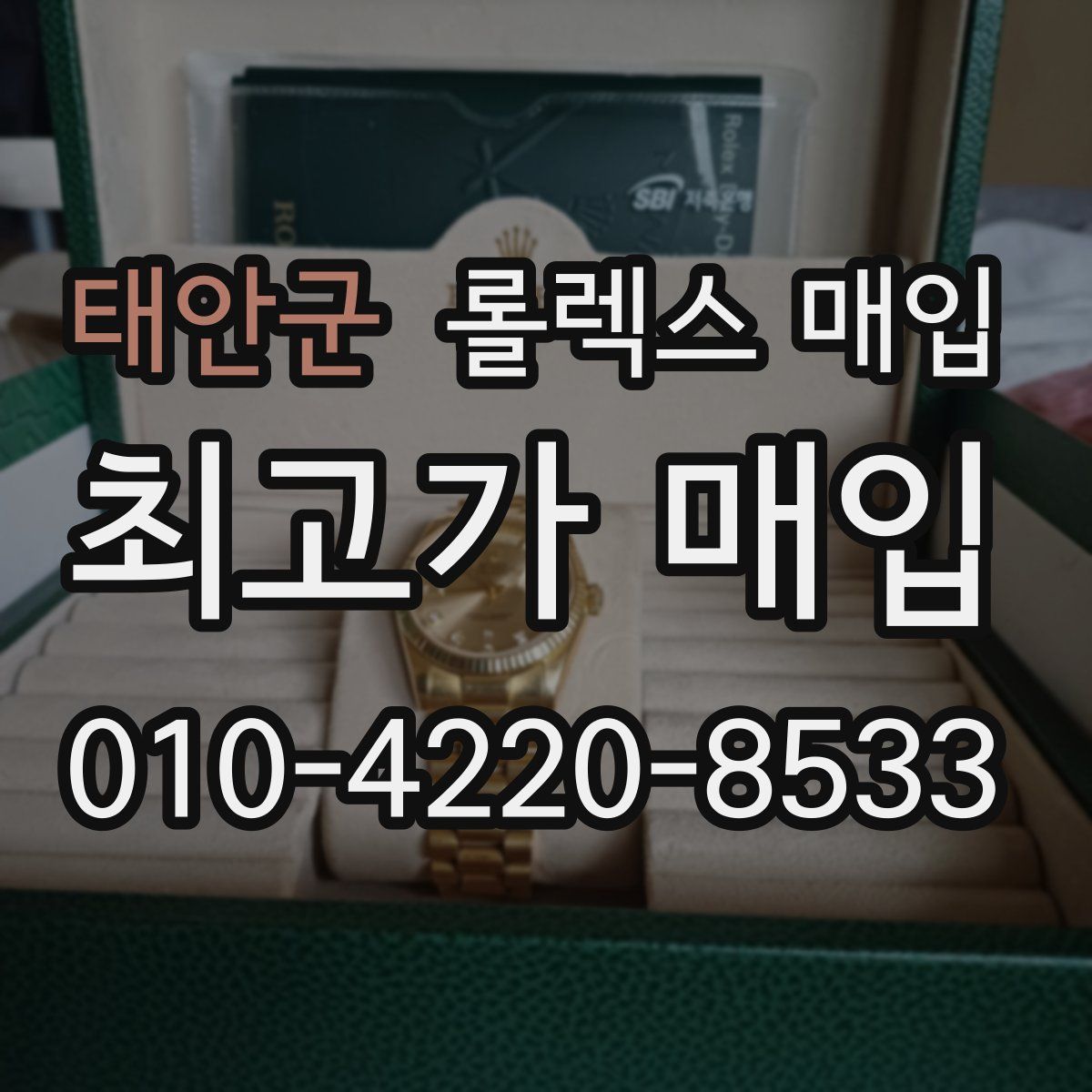 태안군 롤렉스 매입