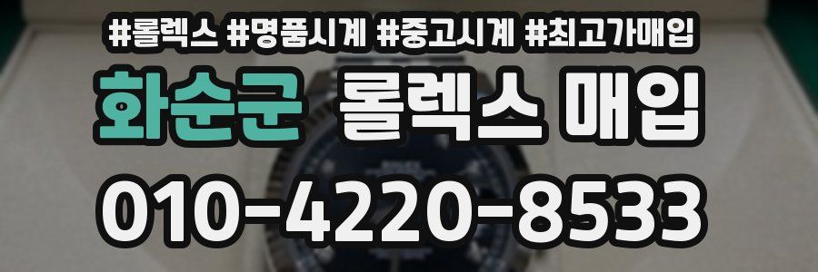 화순군 롤렉스 매입