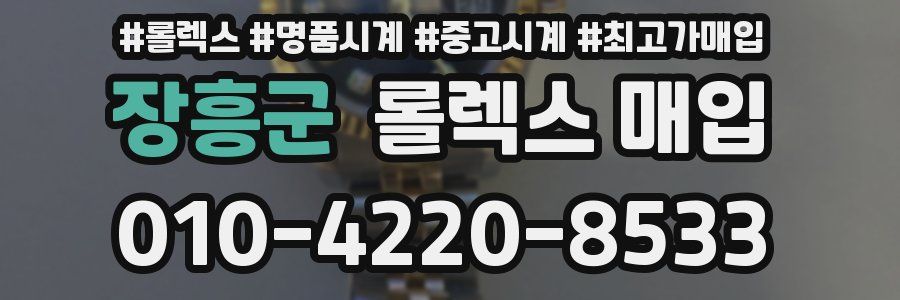 장흥군 롤렉스 매입