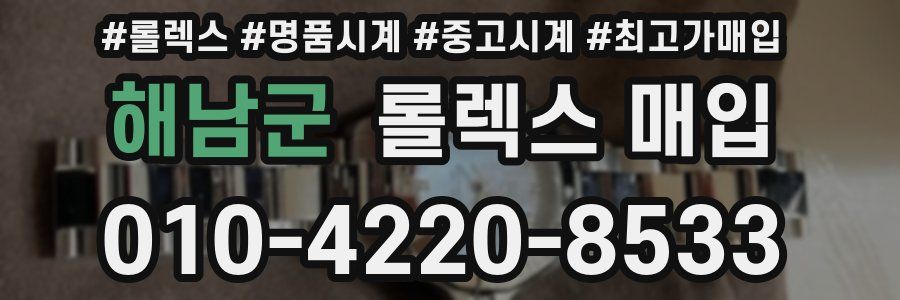 해남군 롤렉스 매입