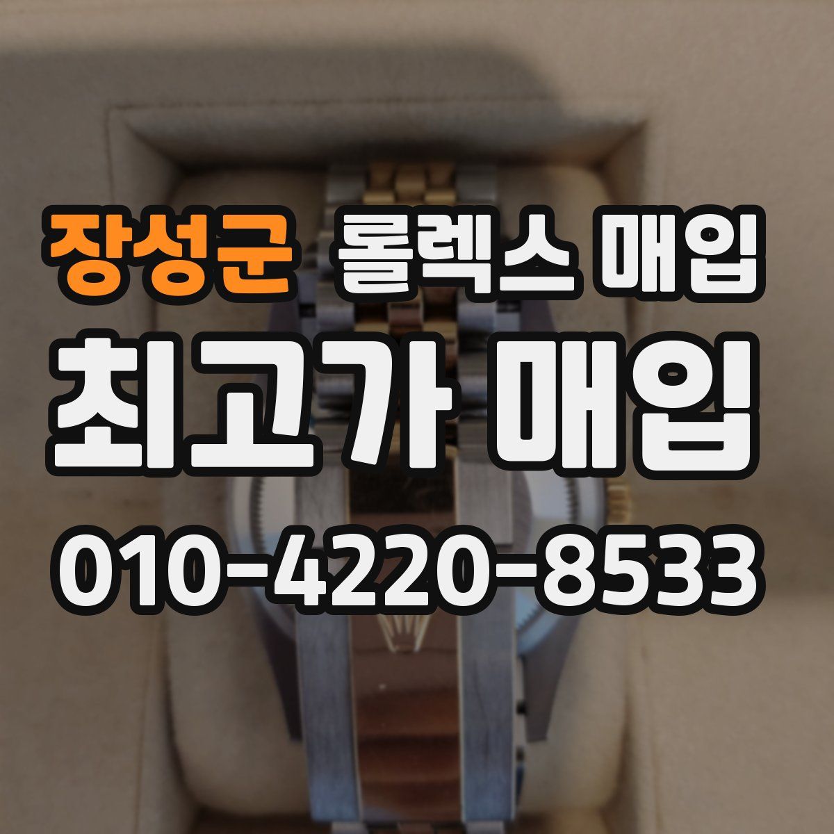 장성군 롤렉스 매입