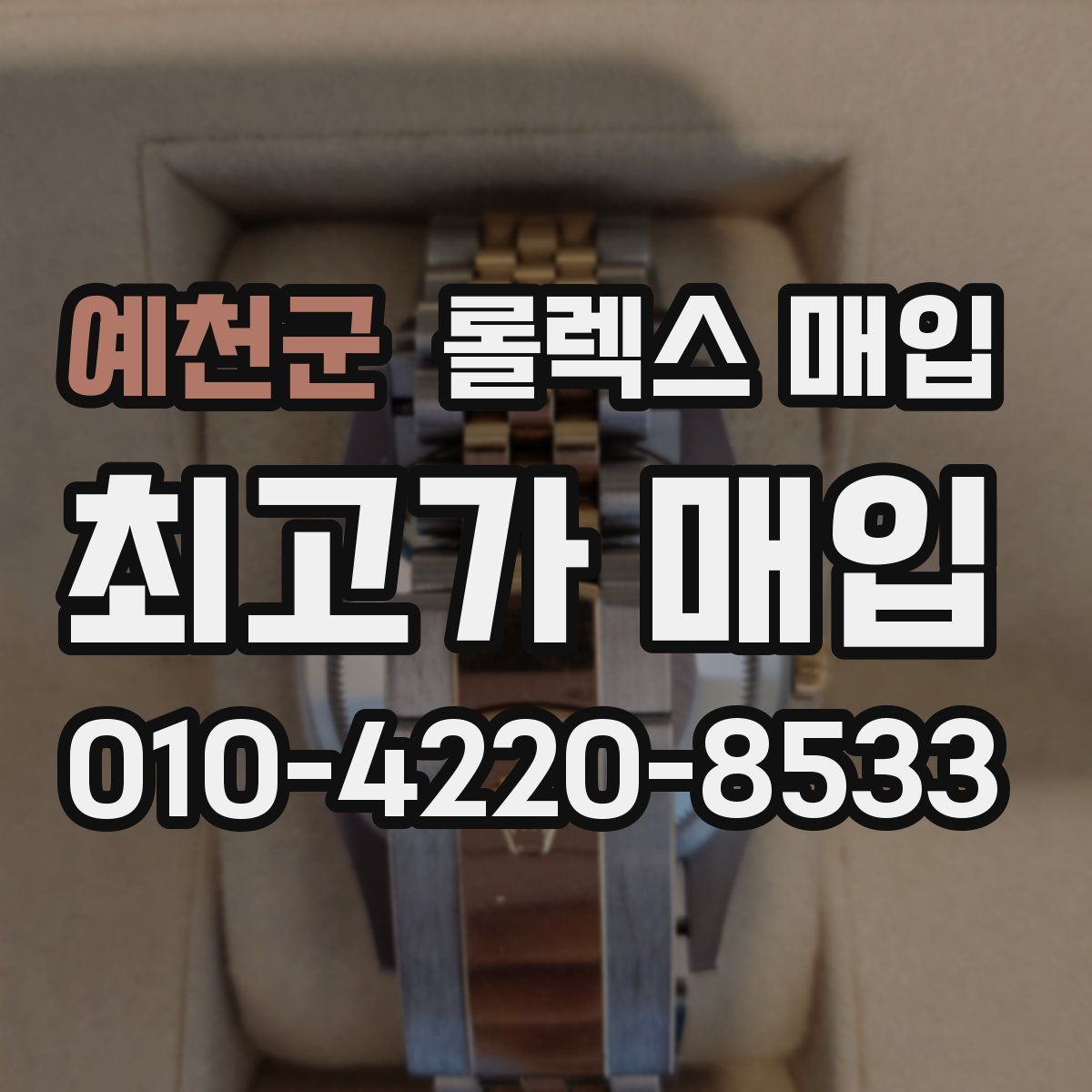 예천군 롤렉스 매입