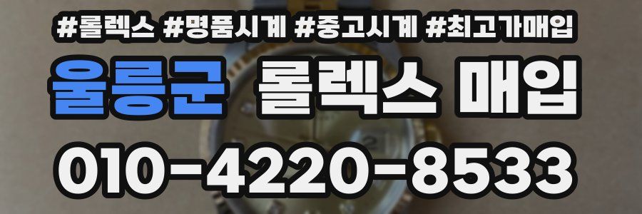 울릉군 롤렉스 매입