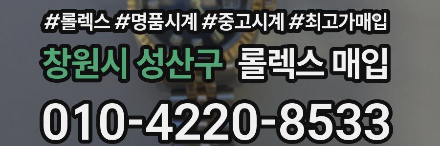 창원시 성산구 롤렉스 매입