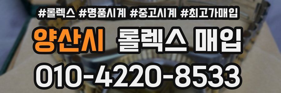 양산시 롤렉스 매입