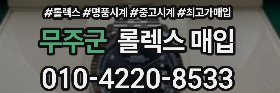 무주군 롤렉스 매입