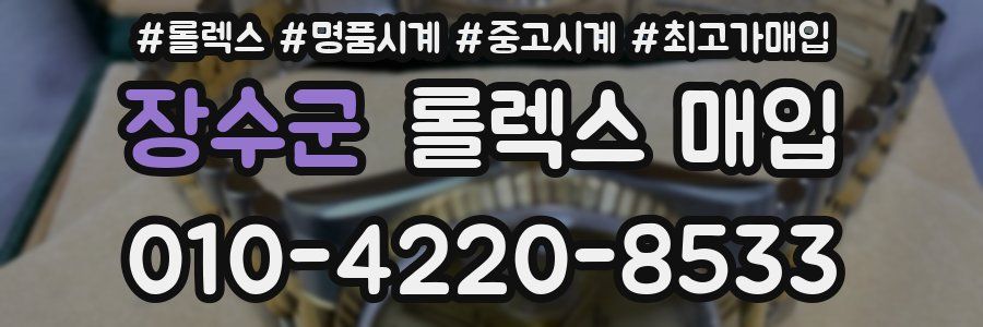 장수군 롤렉스 매입
