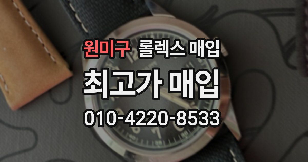 원미구 롤렉스 매입