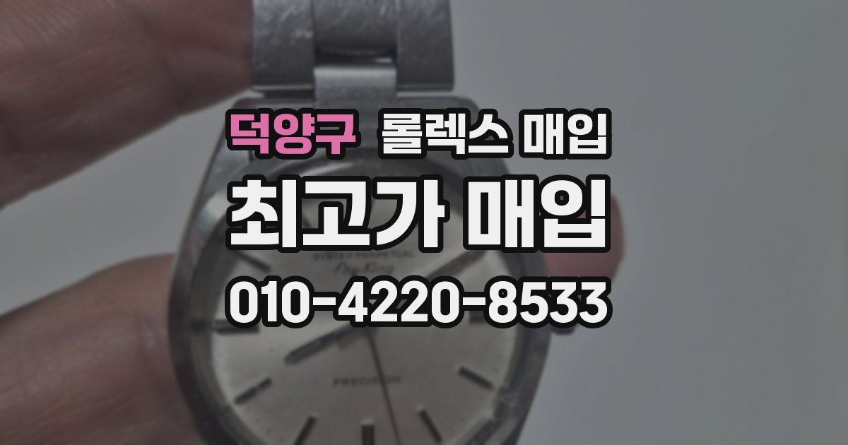 덕양구 롤렉스 매입