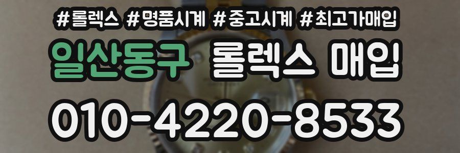 일산동구 롤렉스 매입