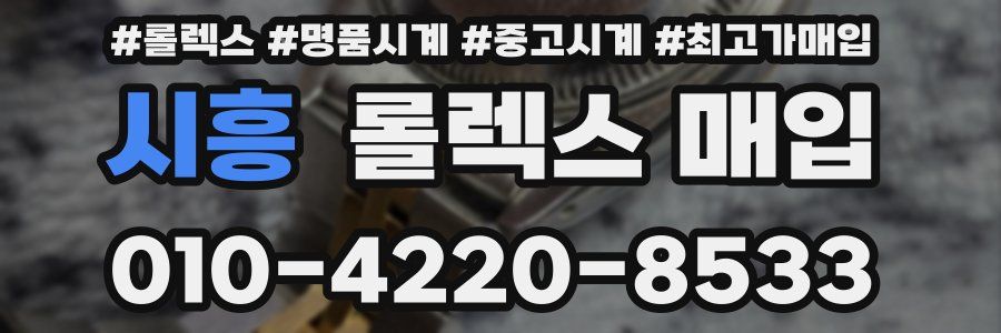 시흥 롤렉스 매입