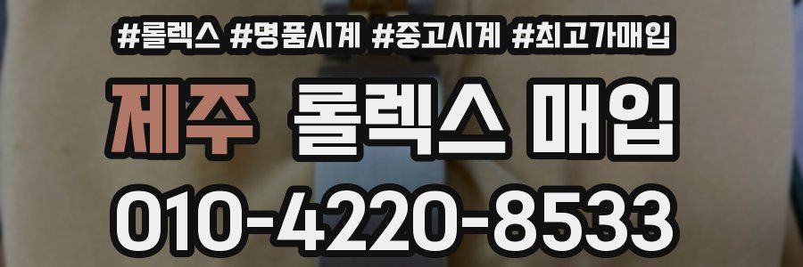 제주 롤렉스 매입